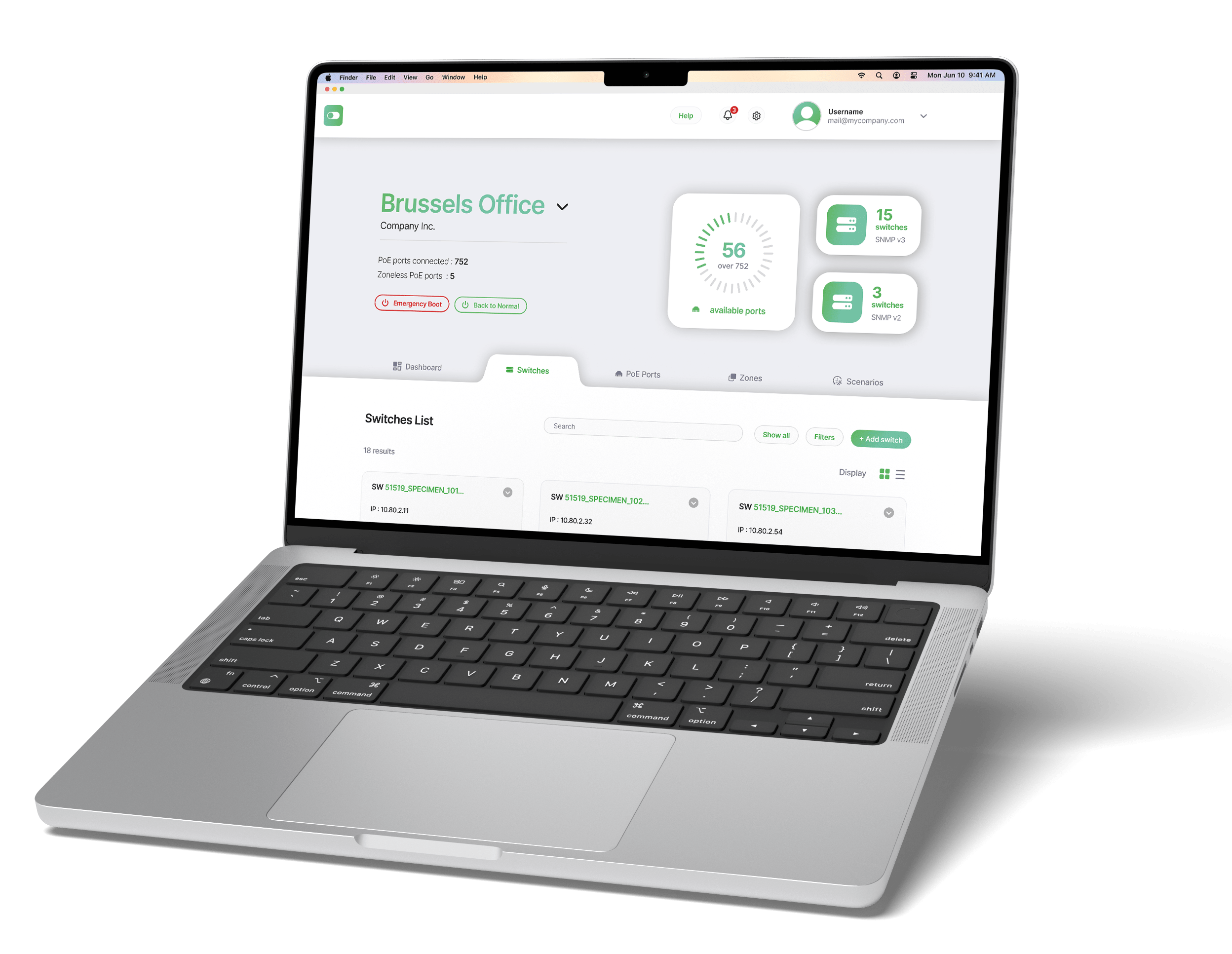 Ecogreen Soft l'application de gestion énergétique